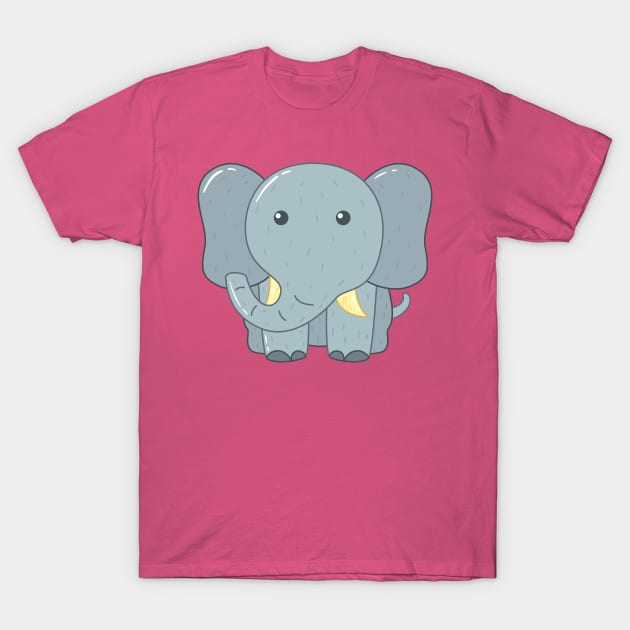 Cute Elephant for Kids T-Shirt by vladocar